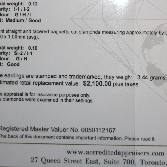 Beautiful Diamond Earrings - Picture 3 of 7